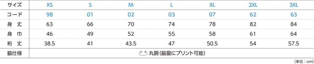 106-CRTサイズ表